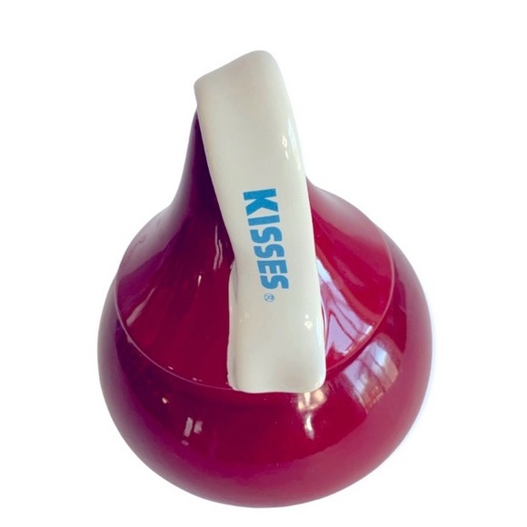 Hershey's 100th Kiss Anniversary Red Ceramic Jar - Picture 2 of 7